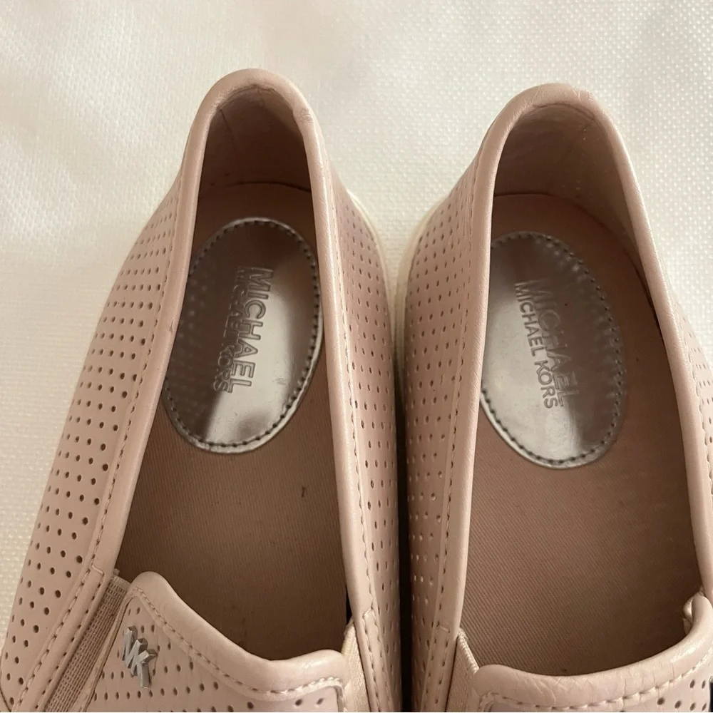 Michael by Michael Kors pink Perforated Slip-On Sneakers Size 8